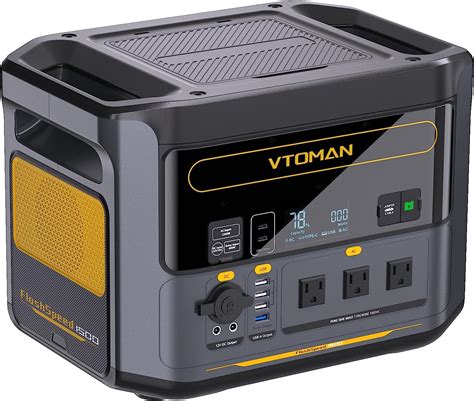 VTOMAN FlashSpeed 1500 Portable Power Station 1500W。